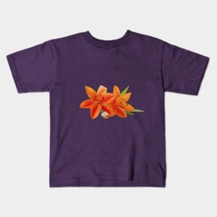 Candid Lilies Kids T-Shirt